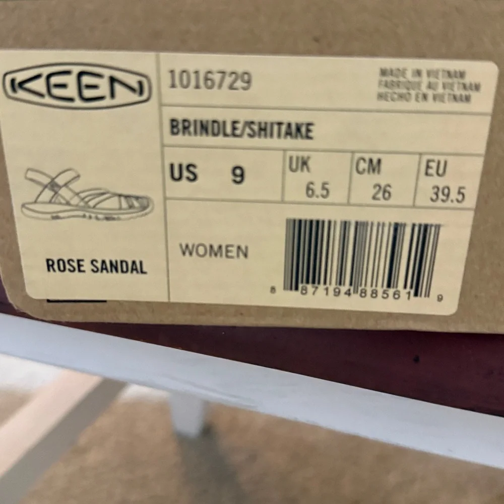 KEEN Brindle/ Shitake Rose Sandal size 9 - Picture 10 of 11